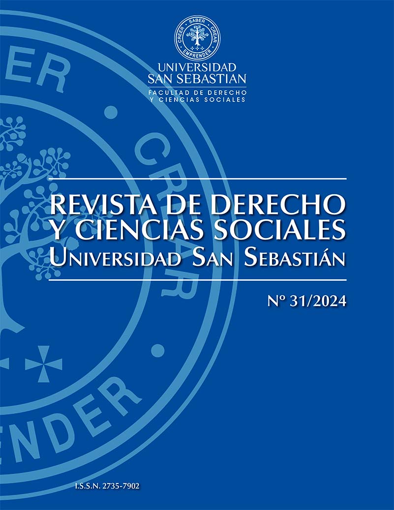 Portada Revista de derecho y ciencias sociales USS número 31 de 2024